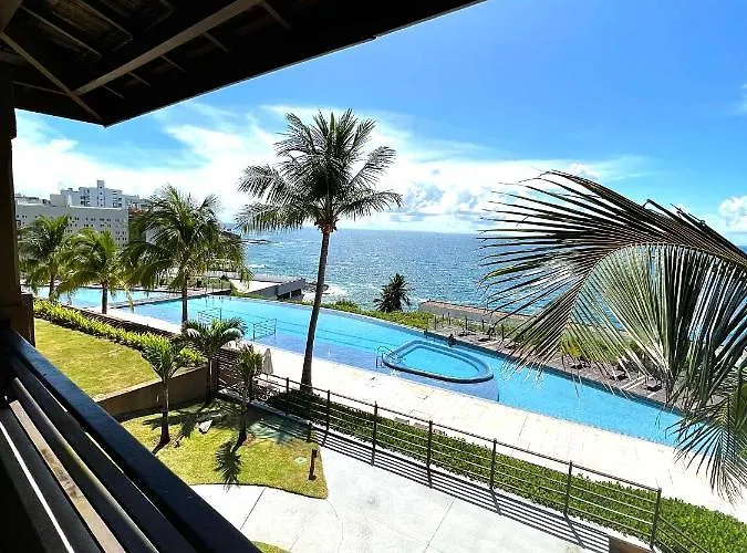 Ap Climatizado Com Vista Mar No Rio Vermelho